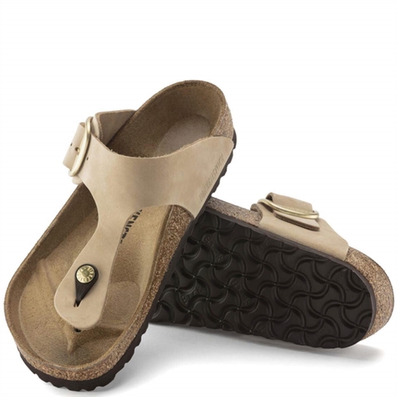 Birkenstock Gizeh Big Buckle Sandaler, Sandcastle